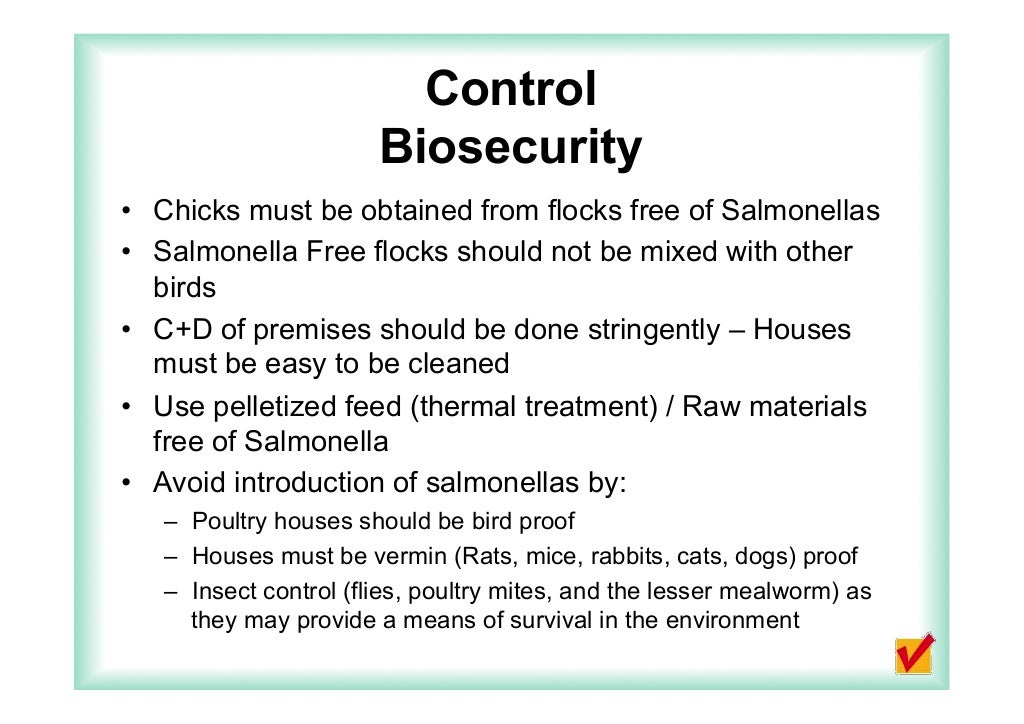 Monitor and Control of Vertically Transmitted Poultry Diseases