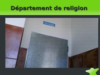 Département de  Mathématiques 