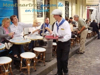 Montmartre garçon de
café . en Poulbot
 