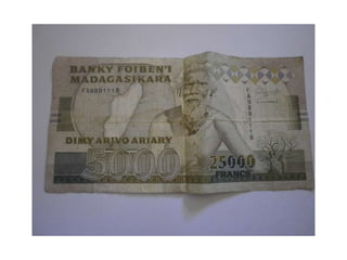 Anciens billets de banque malgaches