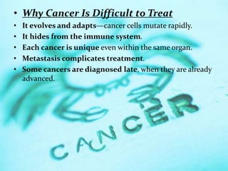 Difficult Cancer cancer its causes its diagnosis its treatment | PDF