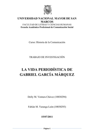 UNIVERSIDAD NACIONAL MAYOR DE SAN
             MARCOS
  FACULTAD DE LETRAS Y CIENCIAS HUMANAS
 Escuela Académico Profesion...