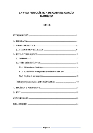 LA VIDA PERIODÍSTICA DE GABRIEL GARCÍA
                          MARQUEZ


                                               ...