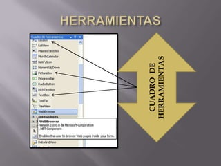 CUADRO DE
HERRAMIENTAS
 