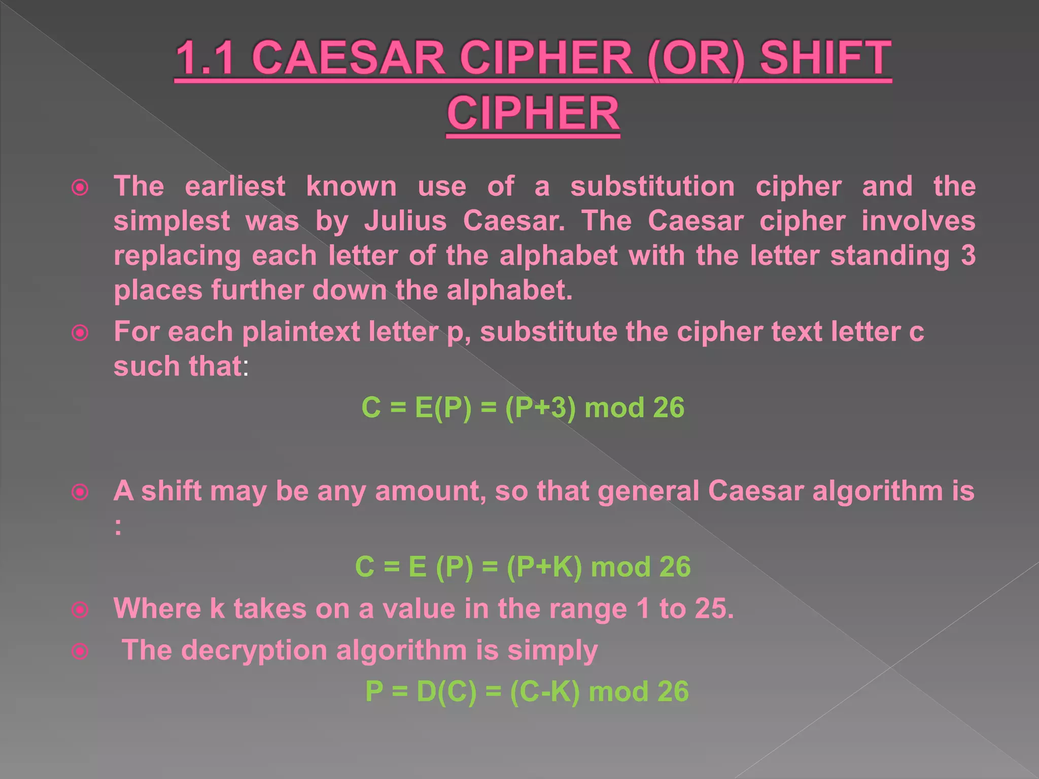 Monoalphabetic Substitution Cipher | PPT