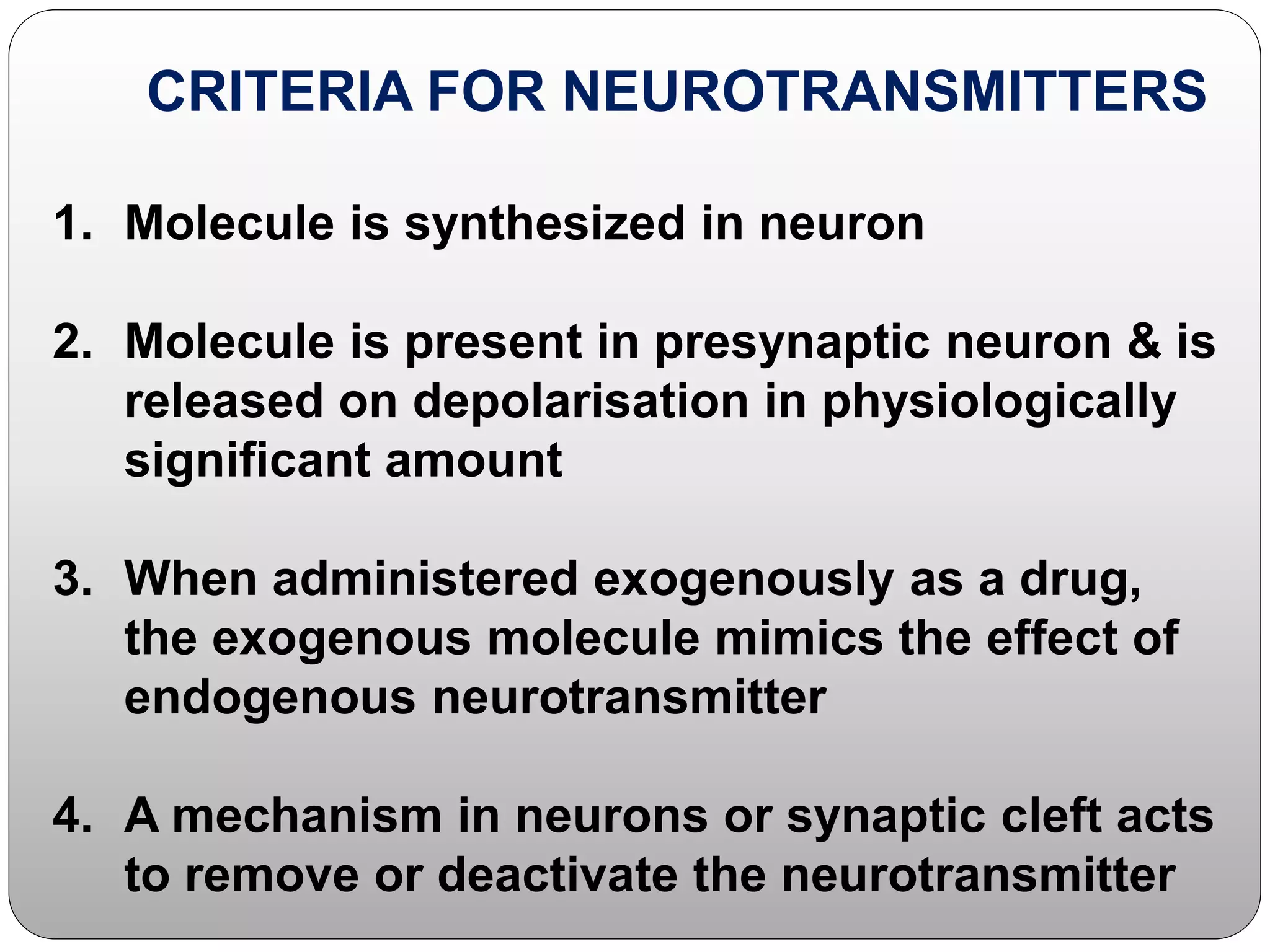 Monoamine neurotransmitters | PPTX