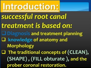 Monoblation Design dental Monoblock obturation technique or concept in endodontics | PPTX