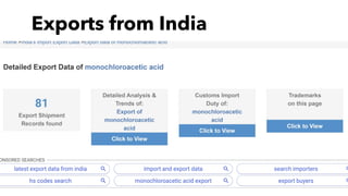 Exports from India
 