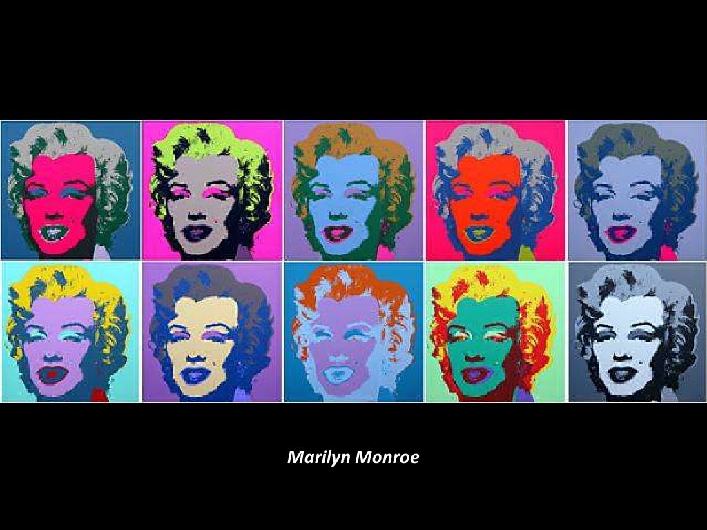 Monochromatic Pop Art Celebrity Portraits