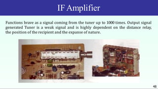 IFAmplifier
Functions brave as a signal coming from the tuner up to 1000 times. Output signal
generated Tuner is a weak signal and is highly dependent on the distance relay,
the position of the recipient and the expanse of nature.
48
 