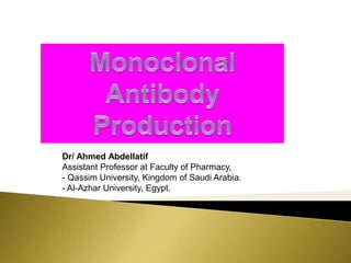 Dr/ Ahmed Abdellatif
Assistant Professor at Faculty of Pharmacy,
- Qassim University, Kingdom of Saudi Arabia.
- Al-Azhar University, Egypt.
 