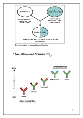 Monoclonal antibodies in cancer treatment By Ankit Tribhuvane | DOCX