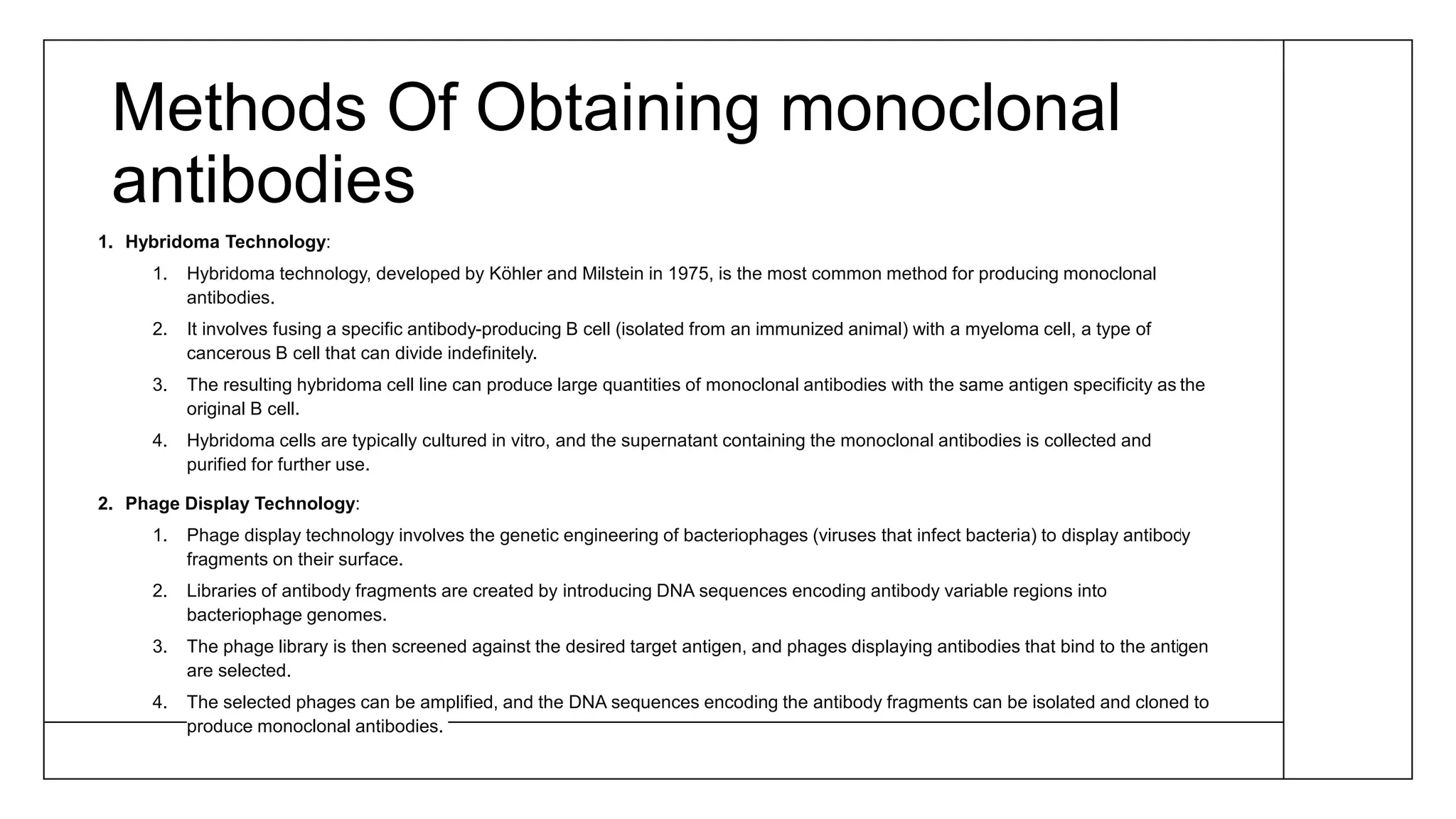 Monoclonal antibodies, methods of obtaining and their application in ...