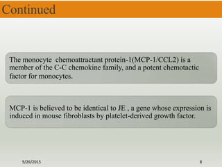 Monocyte chemoattractant protein 1(mcp-1) | PPTX