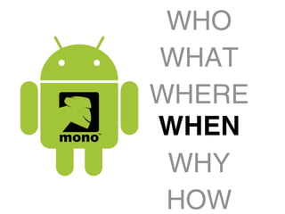 WHO
WHAT
WHERE
WHEN
 WHY
 HOW
 