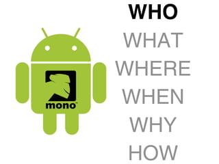 WHO
WHAT
WHERE
WHEN
 WHY
 HOW
 