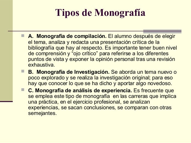 Monografía