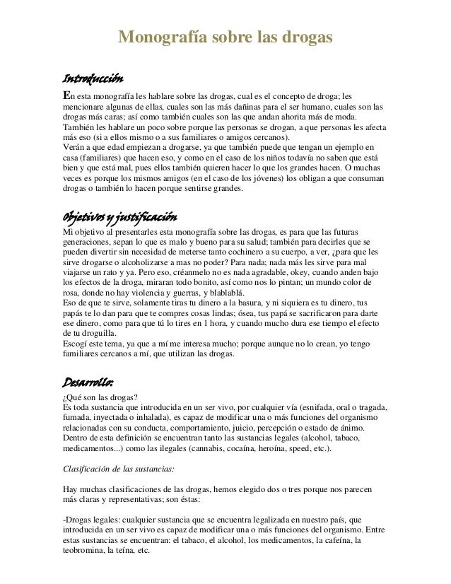 MONOGRAFIAS SOBRE LAS DROGAS DOWNLOAD MONOGRAFIAS SOBRE LAS DROGAS DOWNLOAD