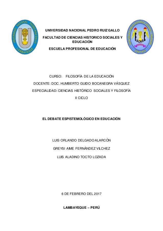 Monografia Filosofia De La Educacion Yuyi 1