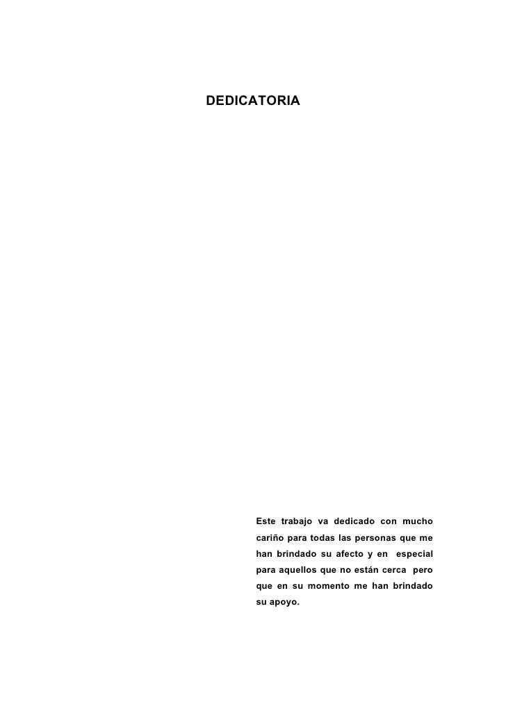 Dedicatoria monografia