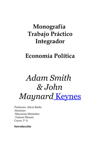 Monografía economia