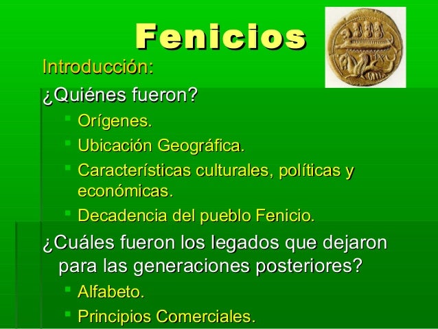 Monografía oral los Fenicios