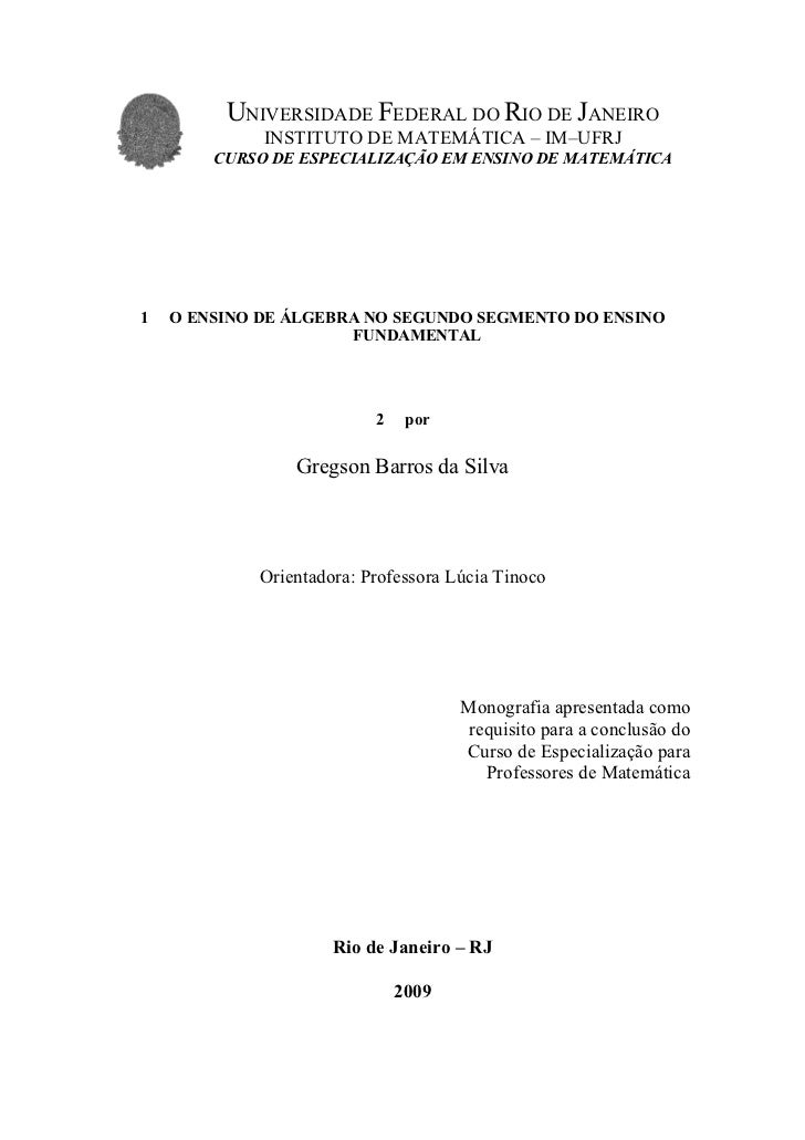 Monografia ufrj