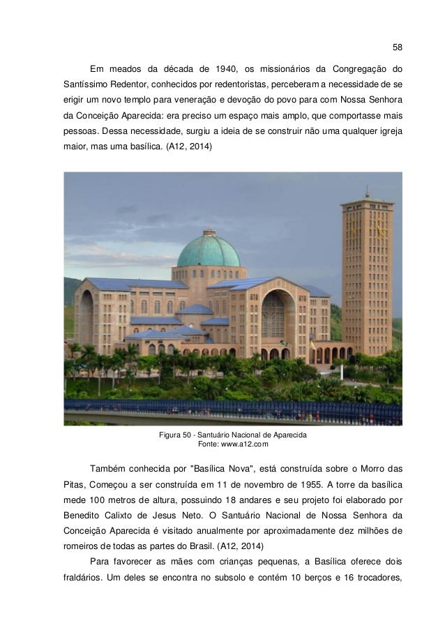 Calixto Projetou A Basilica De Aparecida Monografia Tcc Arquitetura Sacra