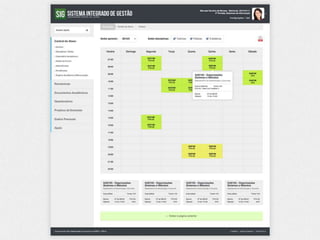 Análise da usabilidade e proposta de melhorias no SIG - UFLA