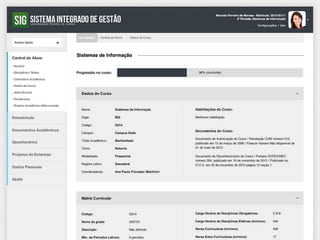 Análise da usabilidade e proposta de melhorias no SIG - UFLA