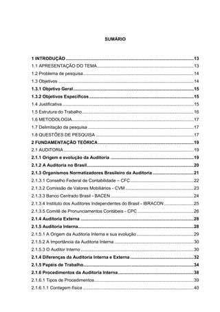 A IMPORTÂNCIA DA AUDITORIA INTERNA NA PREVENÇÃO E COMBATE ÀS FRAUDES ...
