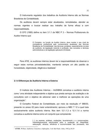 A IMPORTÂNCIA DA AUDITORIA INTERNA NA PREVENÇÃO E COMBATE ÀS FRAUDES ...