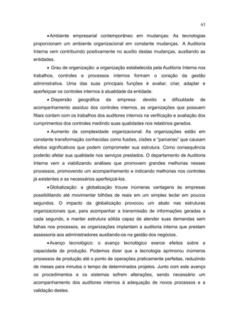 A IMPORTÂNCIA DA AUDITORIA INTERNA NA PREVENÇÃO E COMBATE ÀS FRAUDES ...