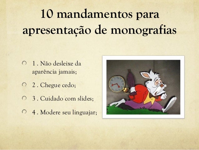 Apresentacao de monografia
