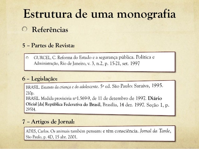Estrutura de monografia
