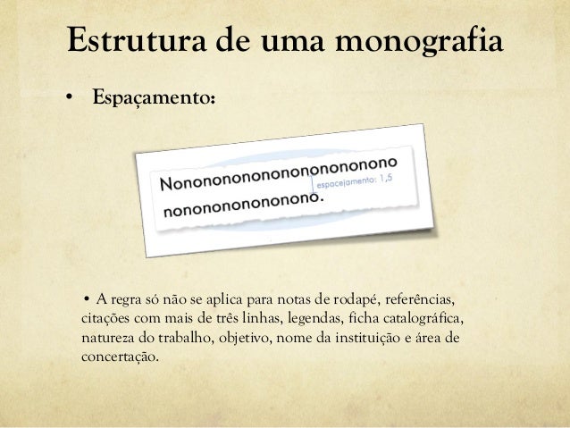 Estrutura de monografia