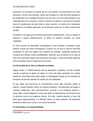 Monografia   El Sentido De La Vida