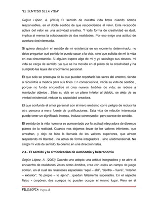 Monografia   El Sentido De La Vida