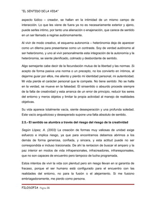 Monografia   El Sentido De La Vida