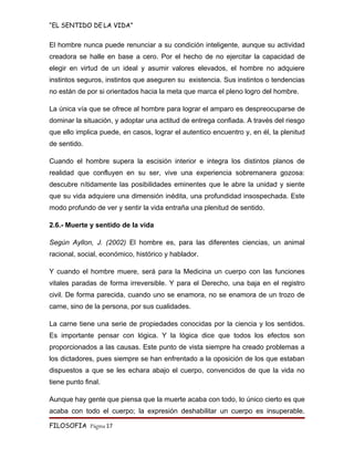 Monografia   El Sentido De La Vida