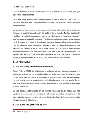 Monografia   El Sentido De La Vida