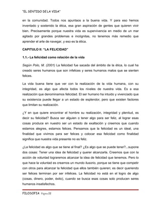 Monografia   El Sentido De La Vida