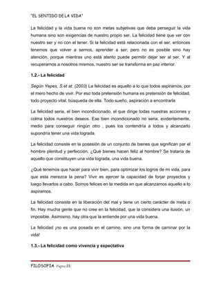 Monografia   El Sentido De La Vida