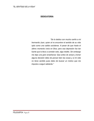 Monografia   El Sentido De La Vida