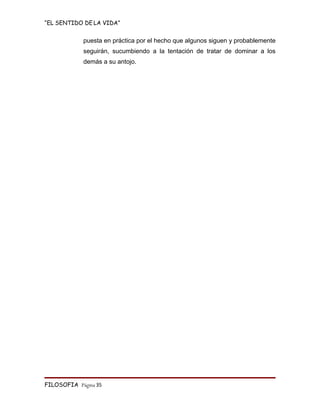 Monografia   El Sentido De La Vida