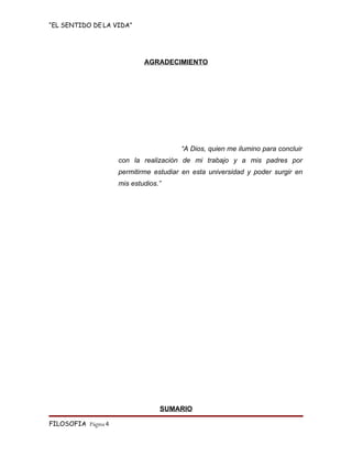 Monografia   El Sentido De La Vida