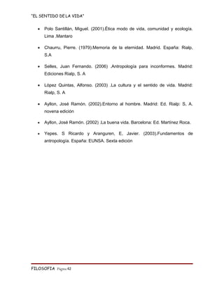 Monografia   El Sentido De La Vida