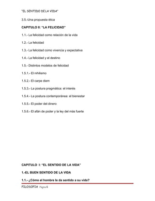 Monografia   El Sentido De La Vida