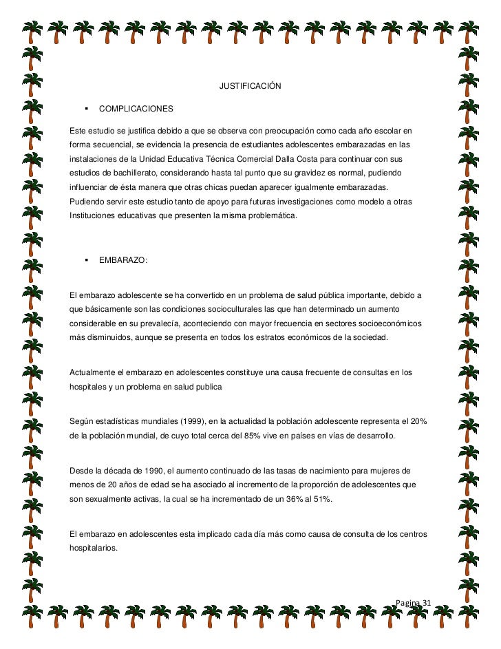 Monografia Embarazo Y Complicaciones Del Embarazo