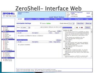 ZeroShell- Interface Web
 